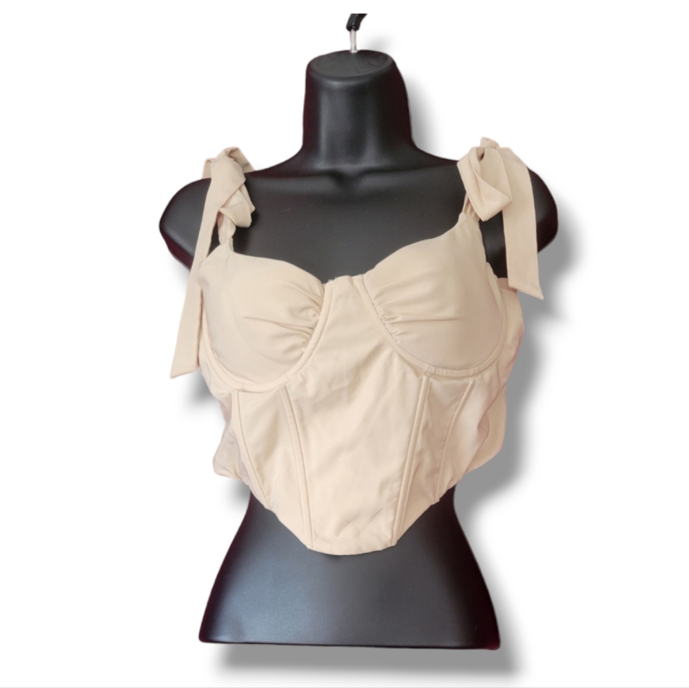 Light Tan Bustier Sz Med
